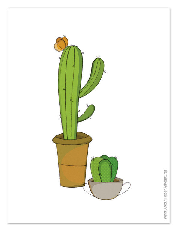 4 Cactus prints
